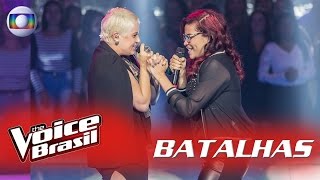 DLara e Laura Vieira cantam I Kissed a Girl nas Batalhas  The Voice Brasil  5ª Temporada [upl. by Yun326]