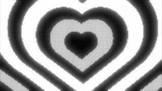 Black and White Y2k Neon LED Lights Heart Background  1 Hour Looped HD [upl. by Urial498]