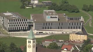 The home of Metrohm Herisau Appenzell Ausserrhoden and the Alpstein mountains [upl. by Eak]