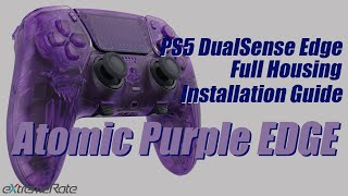 eXtremeRate PS5 DualSense EDGE Controller Full Replacement Shell [upl. by Powers]