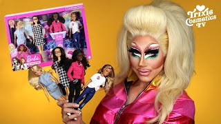 Trixie Unboxes Barbie Career of the Year Campaign Team [upl. by Warton]