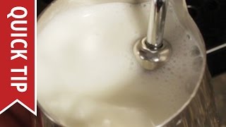 Quick Tip Six Common Milk Frothing Mistakes [upl. by Annaegroeg382]