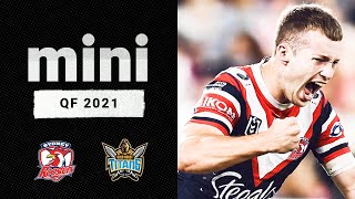 Pure madness  Roosters v Titans Match Mini  Qualifying Final 2021  NRL [upl. by Dorotea]