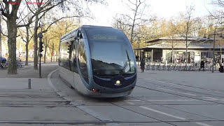 Trams à Bordeaux France 2016 [upl. by Carlson]