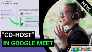 CoHost in Google Meet  New Feature [upl. by Kragh205]