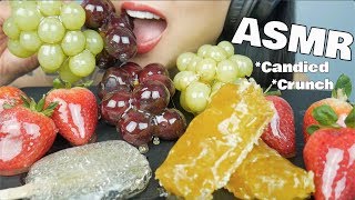 ASMR CANDIED FRUITS Tanghulu HONEYCOMB  ALOE VERA CRACKLING EATING SOUNDS No Talking  SASASMR [upl. by Suoirtemed]