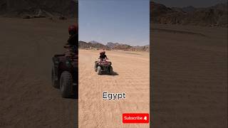 Epic desert adventure in hurghada 🏍️🇪🇬egypt QuadBiking DesertFun EgyptVibes travelvlog travel [upl. by Tompkins]