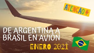 Requisitos para viajar ✈️ 💼 😀 PCR GRATIS declaraciones juradas Brasil y Argentina [upl. by Ahselrac]