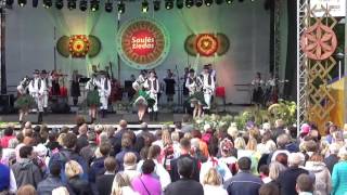 quotSAULES ZIEDASquot 2017 quotToplanquot Slovakia Folklore Ensemble  Teil  Part 2  Siauliai 372017 [upl. by Etnaud]