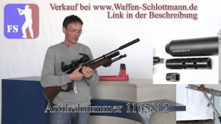 Luftgewehr Weihrauch HW 100 mit optimalem Zielfernrohr und Harris Zweibein [upl. by Cralg]