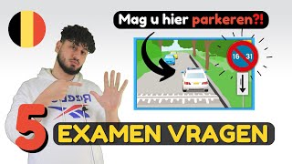 Auto Theorie  Parkeren amp Stilstaan  België 2023 [upl. by Hayikaz216]