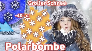 wetter Alarm Sehr starker Schneefall wird Deutschland erreichen In ein paar Tagen [upl. by Baker]