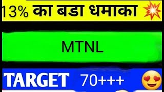 mtnl share latest news today mtnl share analysis mtnl share price target mtnl share latest news [upl. by Iormina]