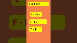 Full Form of LFThttpswwwyoutubecomENGLISHDATTVfeaturedshortvideo [upl. by Idnas]