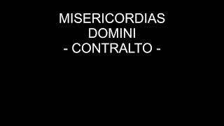 MISERICORDIAS DOMINI CONTRALTO [upl. by Amron]