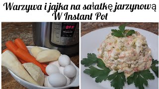 Warzywa i jajka na sałatkę jarzynową w Instant PotVeggies and eggs for salad in Instant Pot [upl. by Artnoed988]