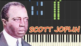 The Ragtime Dance  Scott Joplin Piano Tutorial Synthesia [upl. by Renckens]