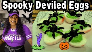 How To Make Spooky Deviled Eggs [upl. by Hubsher682]