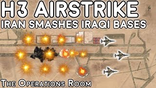 The H3 Airstrike  Iran Smashes up Iraqi Air Bases 1981 [upl. by Reinke935]