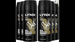 Lynx Gold oud Wood amp Fresh Vanilla Scent Deodorant Bodyspray Review [upl. by Adnarram]