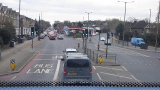 Bus Route 263 double decker bus from East Finchley London [upl. by Onirefes287]