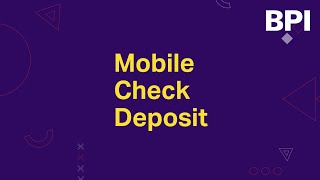 How To Deposit a Check Online  BPI app  2024 [upl. by Elicul]