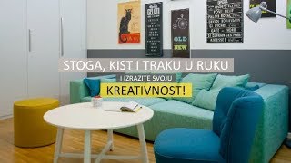 TIPS amp TRICKS 🏡 kako do originalnih zidova uz krep trake [upl. by Atnovart2]