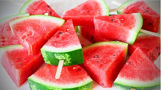 COME TAGLIARE E SERVIRE IL COCOMERO ancora un paio di idee  Awesome Way to Cut Watermelon [upl. by Darice972]