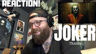 JOKER 2019 TEASER TRAILER REACTION TODD PHILLIPS  JOAQUIN PHOENIX [upl. by Aihseuqal]