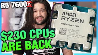 AMDs New 230 Ryzen 5 7600 CPU  Review amp Benchmarks ft PBO [upl. by Aneleve758]