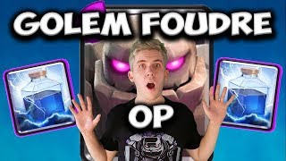 LE GOLEM FOUDRE INARRÊTABLE  CLASH ROYALE FEAT NAXIVA [upl. by Mishaan]