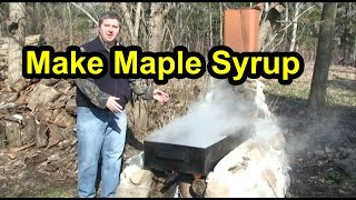 How To Make Maple Syrup  Boiling amp Finishing [upl. by Eima375]