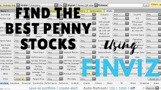 Finviz Stock Screener  How I Screen For Stocks With Finviz in 5 Minutes [upl. by Arbmahs715]