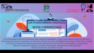 Las plataformas digitales retos y expectativas [upl. by Johnathan]