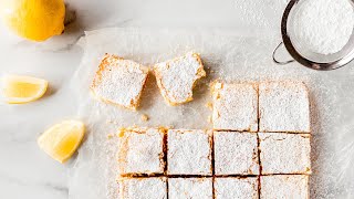 Easy Lemon Bars Recipe [upl. by Neumann]