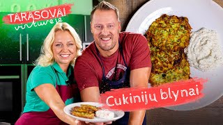 Tarasovai virtuvėje Minkšti nekaloringi rudeninių cukinijų blynai 🥞 🍴 [upl. by Yenmor668]