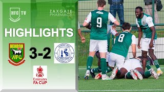 HENDON 32 HERNE BAY  FA Cup Highlights 1 October 2022 [upl. by Yebloc]