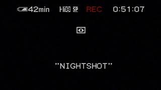 Sony Hi8 Camcorder quotNightshotquot Viewfinder Overlay Free Download [upl. by Enovi544]