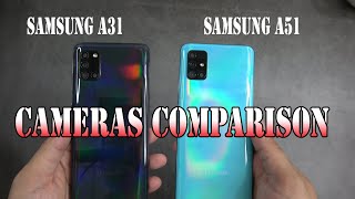 Samsung Galaxy A31 vs Samsung Galaxy A51  Camera comparison [upl. by Christye832]