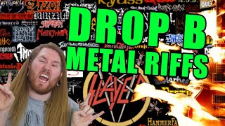 All time greatest drop b metal guitar riffs [upl. by Ellora]