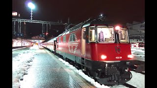 ★ 🇨🇭Night cab ride Olten  Läufelfingen  Liestal winter 2015 [upl. by Wandy]