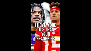 Patrick mahomes has more post season TDs than the Ravens Franchise [upl. by Bortman]