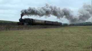 Steam to Cauldon Lowe February 2012 [upl. by Neerhtak]