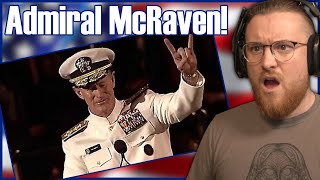 Royal Marine Reacts To Admiral McRaven Leaves the Audience SPEECHLESS [upl. by Bohaty]