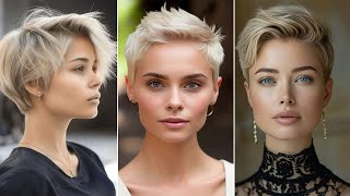 Pixie Haircuts For Ladies Over 50 Pixie Cut For Thin Hair Asymmetrical Pixie Cut Short Hair Hairstyl [upl. by Sukramaj671]