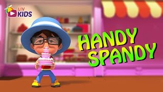 Handy Spandy with Lyrics  LIV Kids Nursery Rhymes and Songs  HD [upl. by Emlyn]