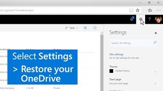 How to restore your files with OneDrive [upl. by Annaoi]