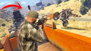 NUEVO MINIJUEGO TREN vs MOTOS  GTA V ONLINE [upl. by Eatnad999]