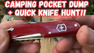 Camping EDC Pocket Dump  Quick Knife Hunt DeepSouthCutlery [upl. by Hawley490]