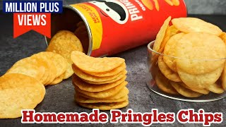 Homemade Pringles Potato Chips Recipe from Scratch  Homemade Snack [upl. by Anirres]